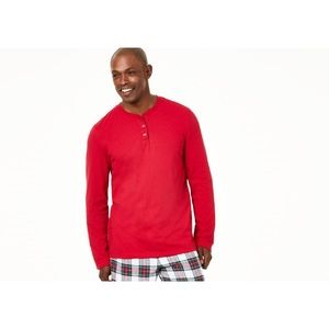 allbrand365 designer Mens Mix It Stewart Plaid Pajamas Top,Stewart Plaid,Medium